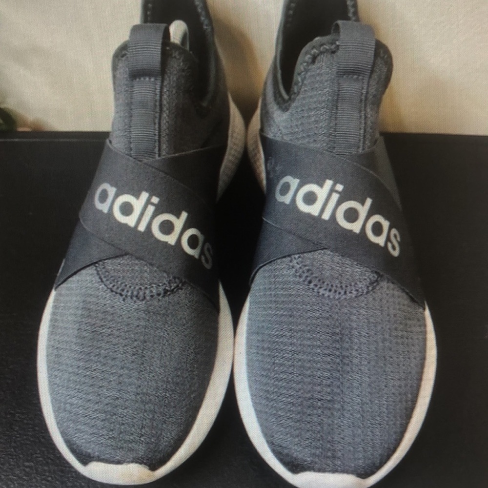 Adidas women’s pure motion gray run Ning shoes sneakers - Picture 3 of 5